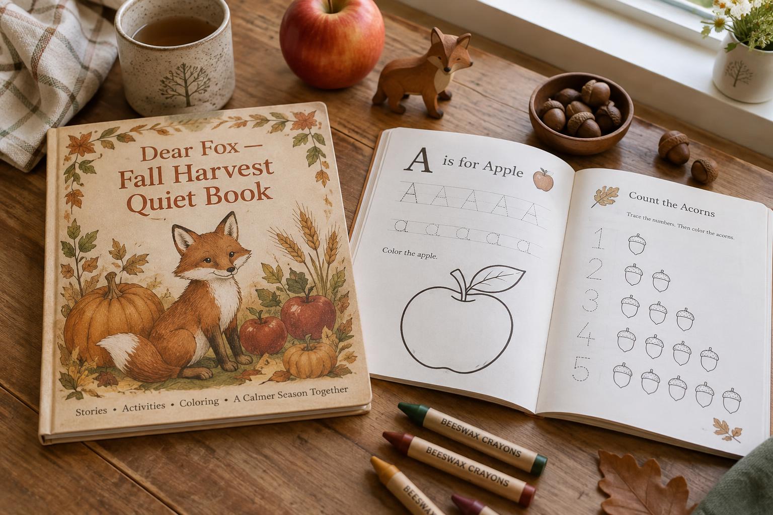Fall Harvest Quiet Book