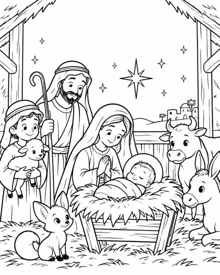 The Baby in the Manger booklet cover